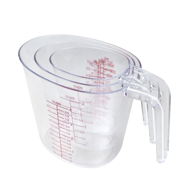 Baking (Kitchen Ingredient) - Copo Medidor de Plástico Transparente com
