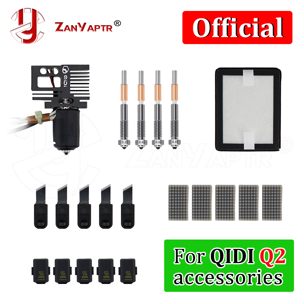 Pastry Brush Silicone - Para QIDI Q2 Q2C: Bico Hotend,