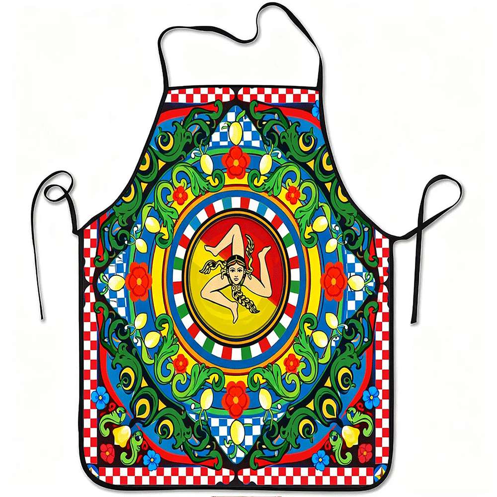 Kitchen Baking Gift Ideas - Avental Temático Siciliano Italiano, Design Vintage
