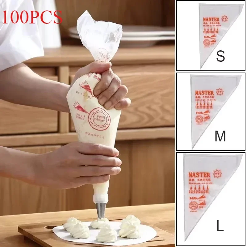 Baking Kitchen Design - 100 pçs sacos de pastelaria descartáveis