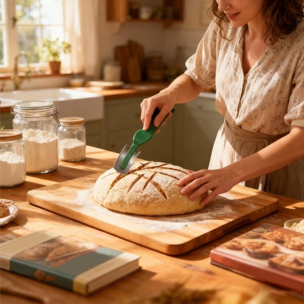 Bread Lame Scoring - Faca de Pão com Lâminas Curvas