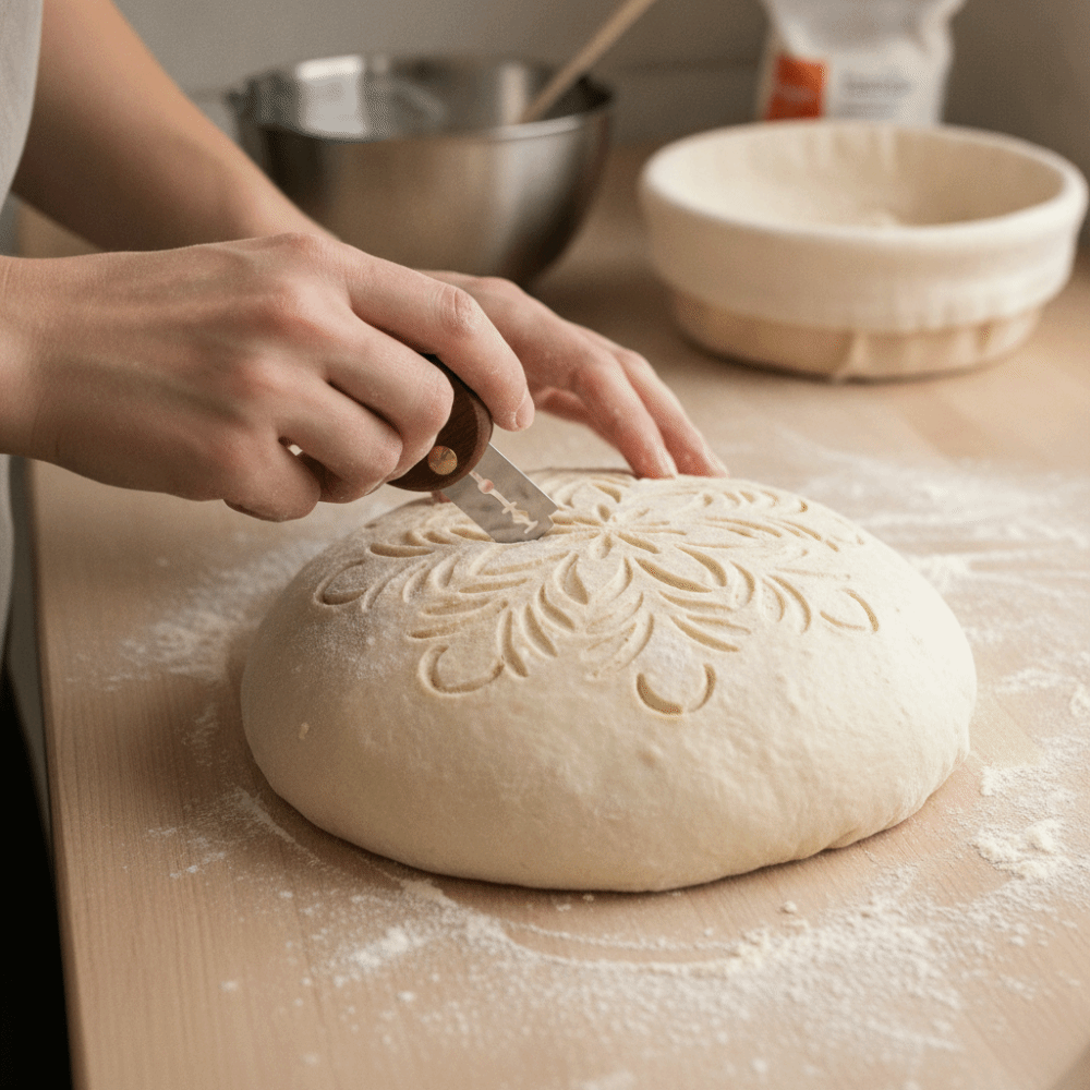 Bread Lame Scoring - Cortador de Pão Profissional Vintage com