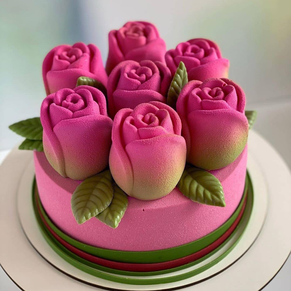 Baking Kitchen Design - Dia dos namorados 15 células rosa