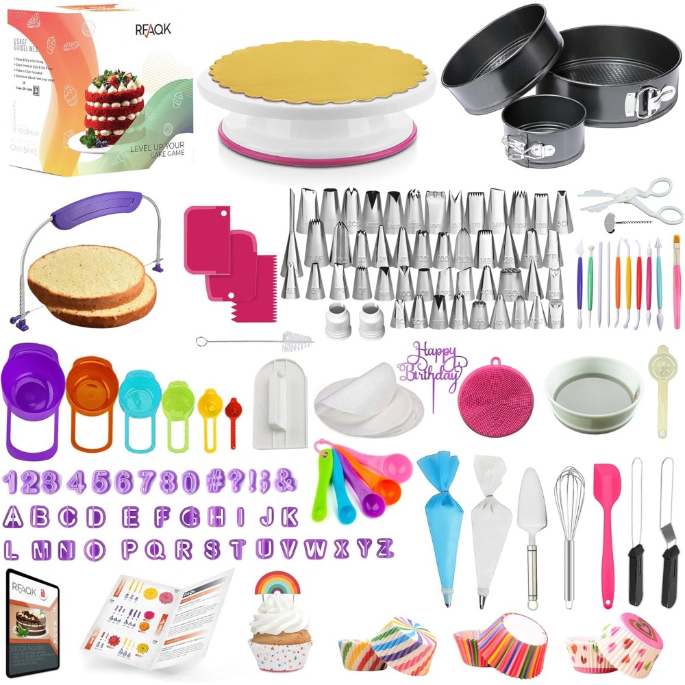 Springform Pan Set - Suprimentos de decoração de bolo, kit
