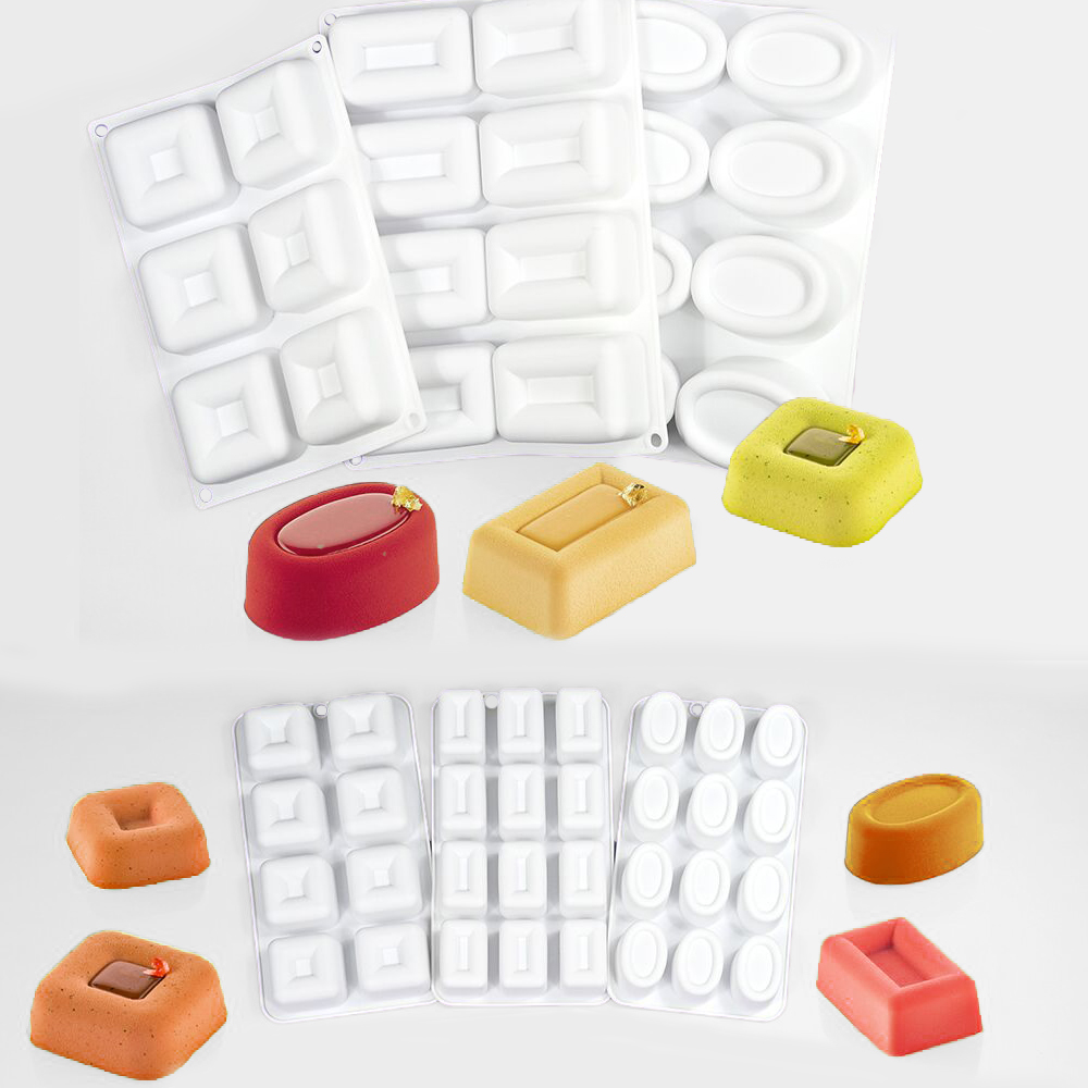 Baking Kitchen Design - Savarin mousse bolo molde quadrado retangular