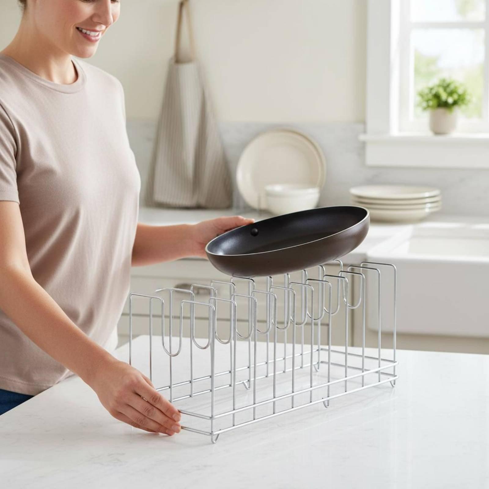 Kitchen Cabinet Baking Organizer - Prateleira Vertical para Cozinha, Organizador de