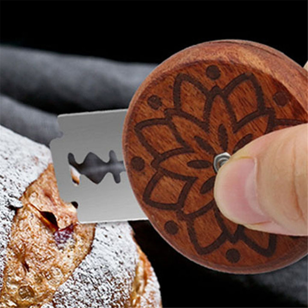 Bread Lame Scoring - Madeira Redonda Pão Lame Faca, 5