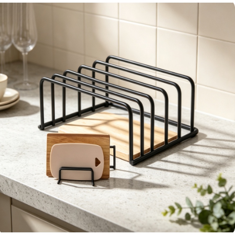 Kitchen Cabinet Baking Organizer - Suporte Organizador de Tábuas de Corte