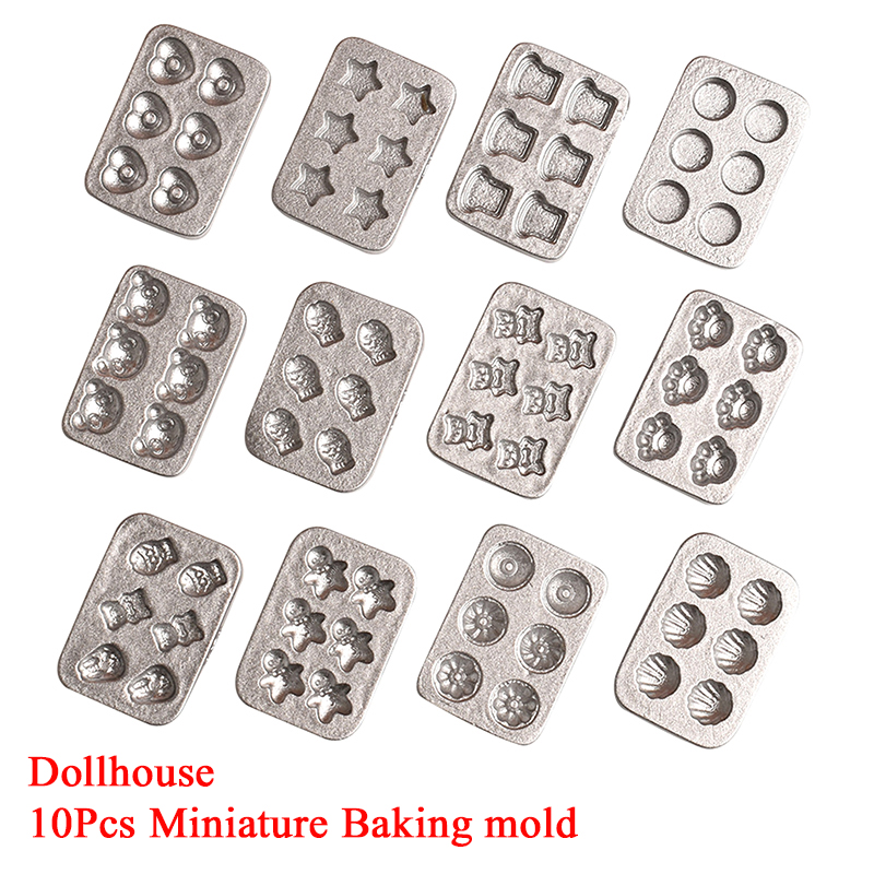 Mini Kitchen Baking - 10 pçs casa de boneca em