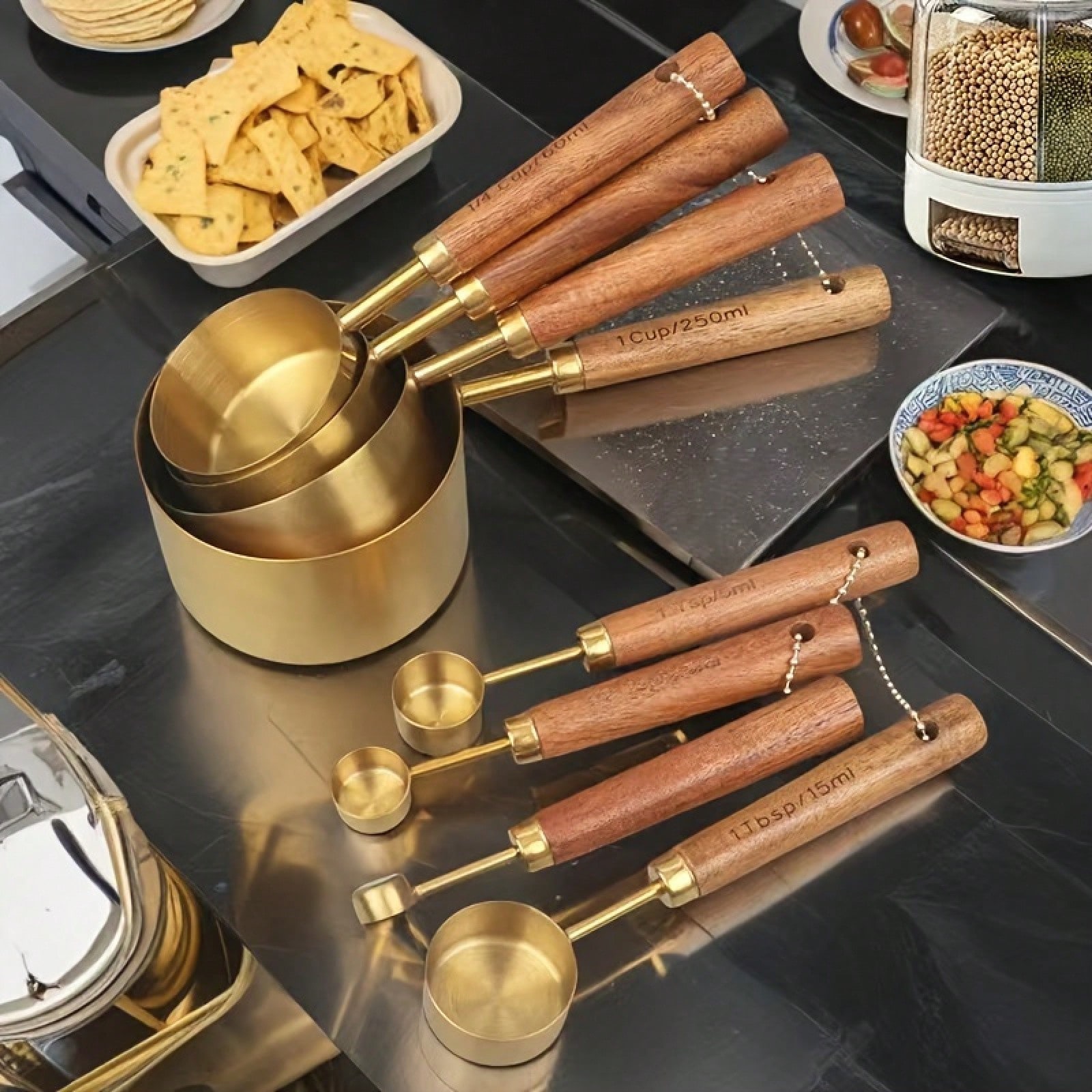 Baking (Kitchen Ingredient) - Conjunto de 8 Peças de Copos