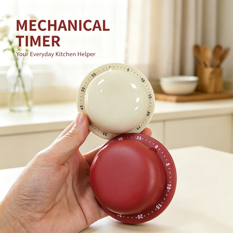 Baking Kitchen Hourly - Timer Mecânico de Cozinha com Alarme,