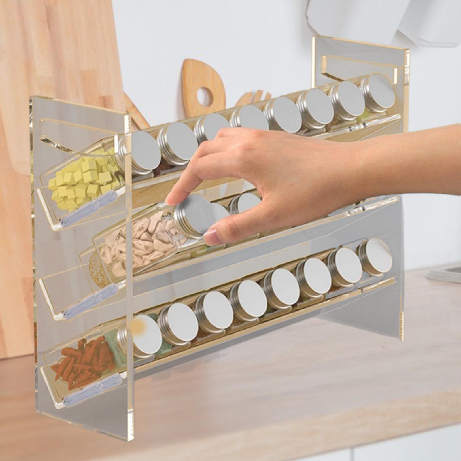 Rack de especiarias acrílico,  - Kitchen Baking Cupboard avaliação e preço