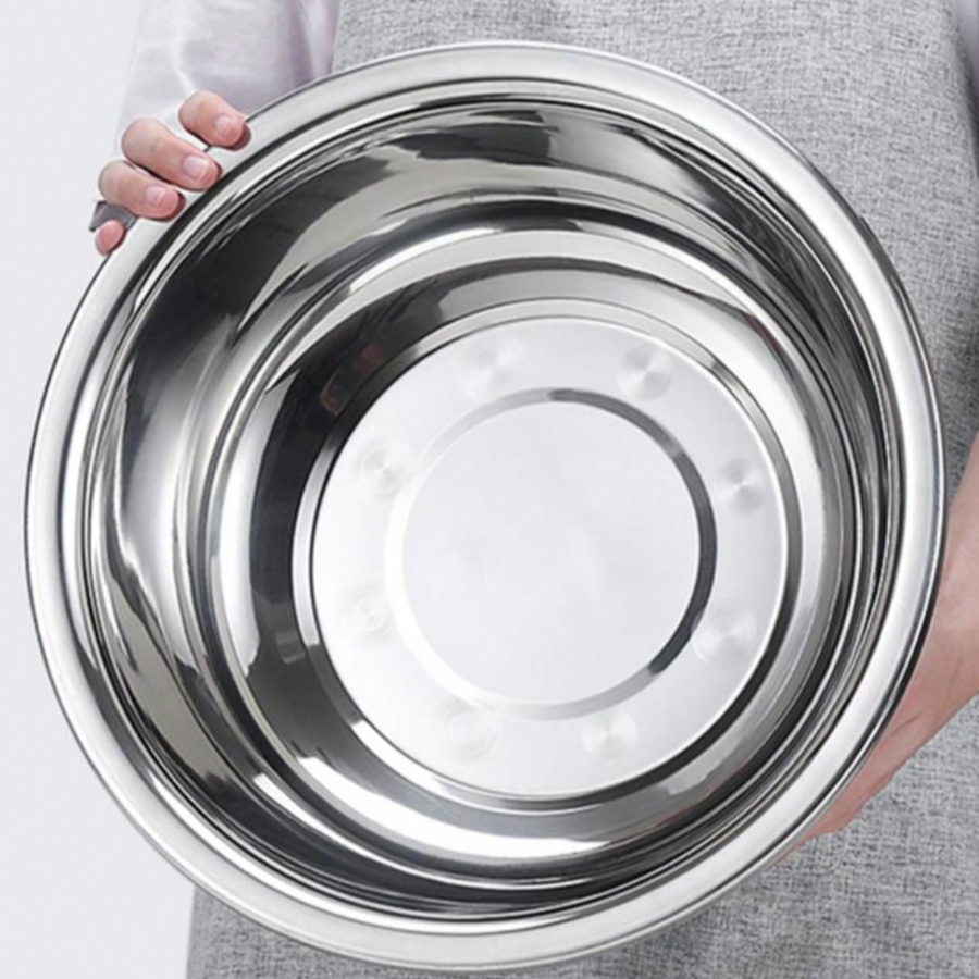 Tigela redonda de aço inoxidáv - Kitchen Baking Bowls avaliação e preço