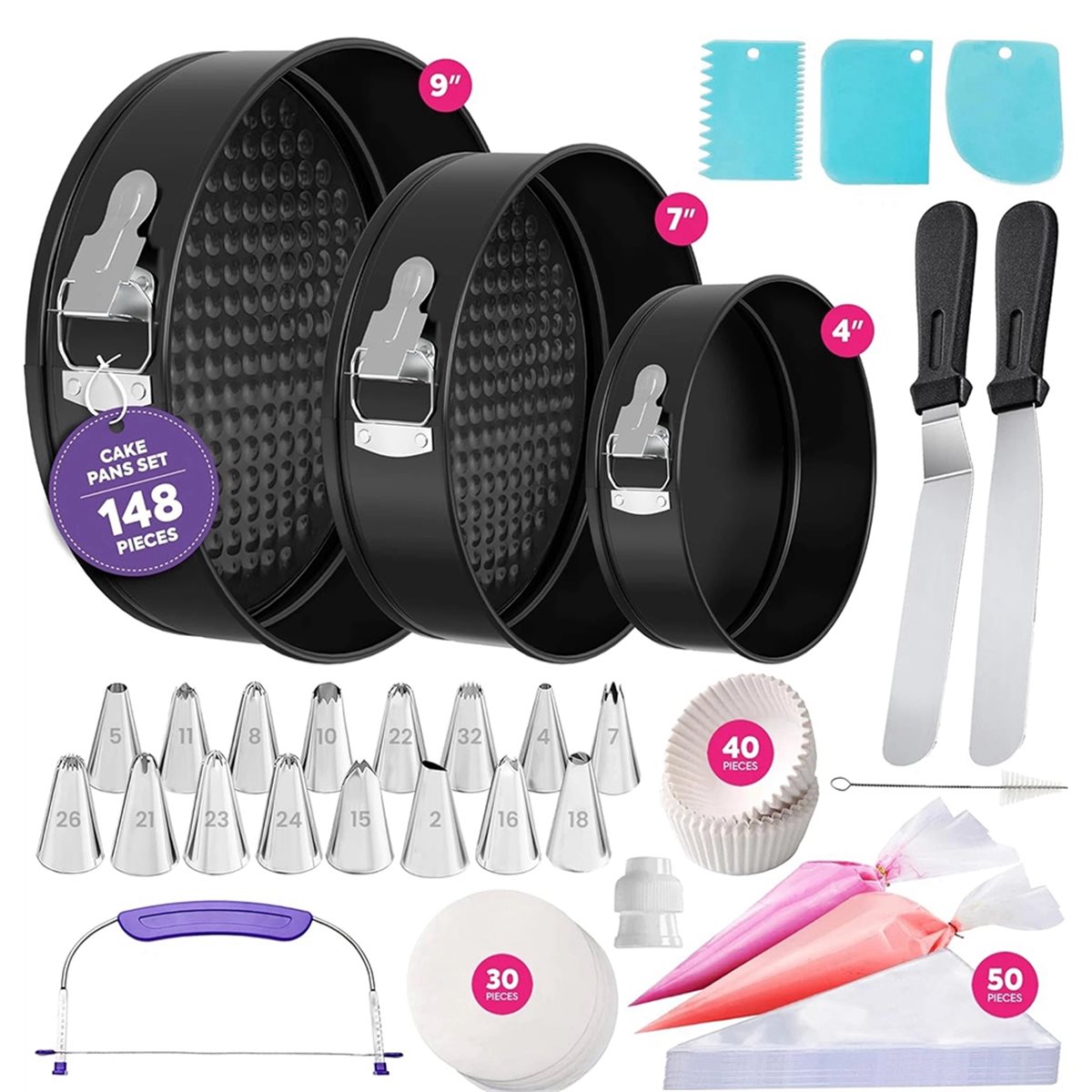 Conjunto de Formas para Bolo 1 - Springform Pan Set avaliação e preço