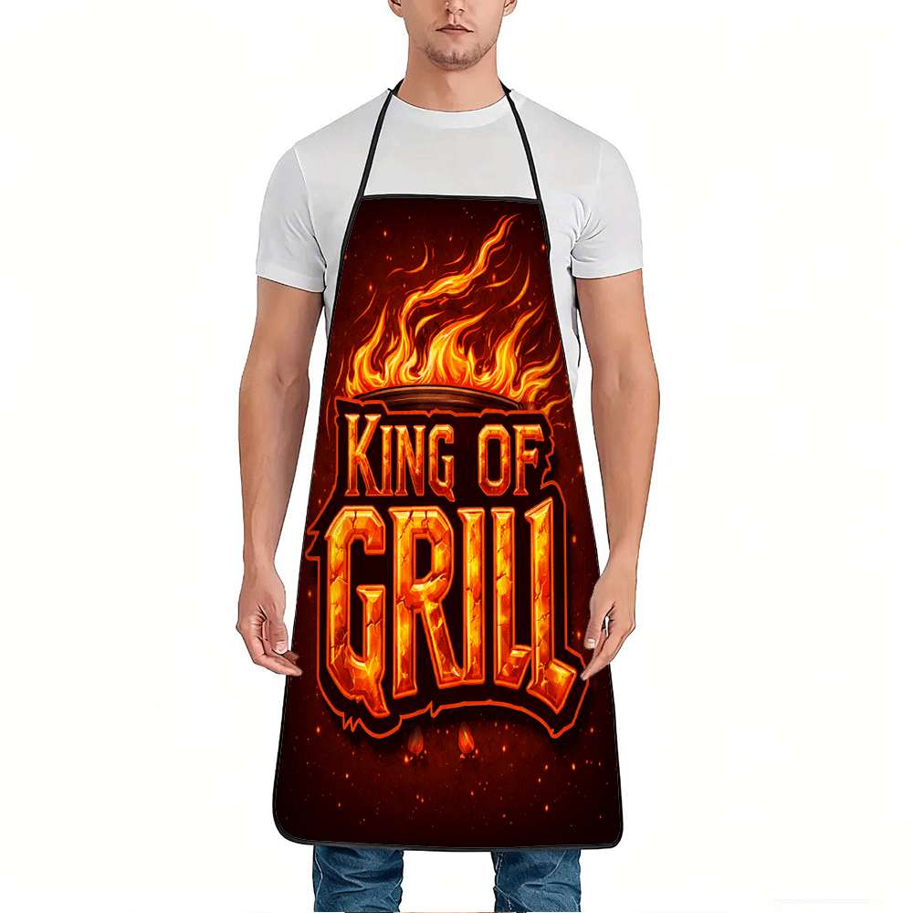 1 Avental Bbq King, Avental co - Kitchen Baking Gift Ideas avaliação e preço