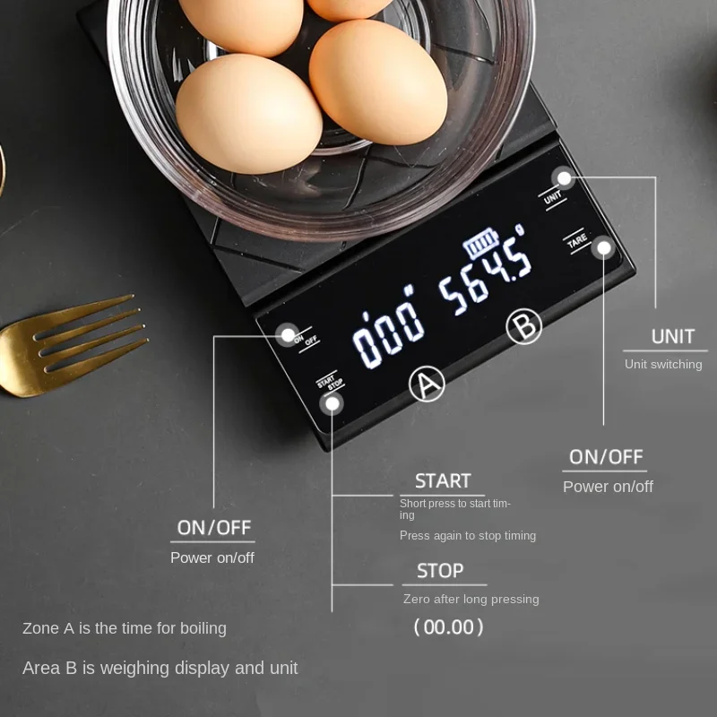 Balança de café de cozinha com - Kitchen Baking Timer avaliação e preço