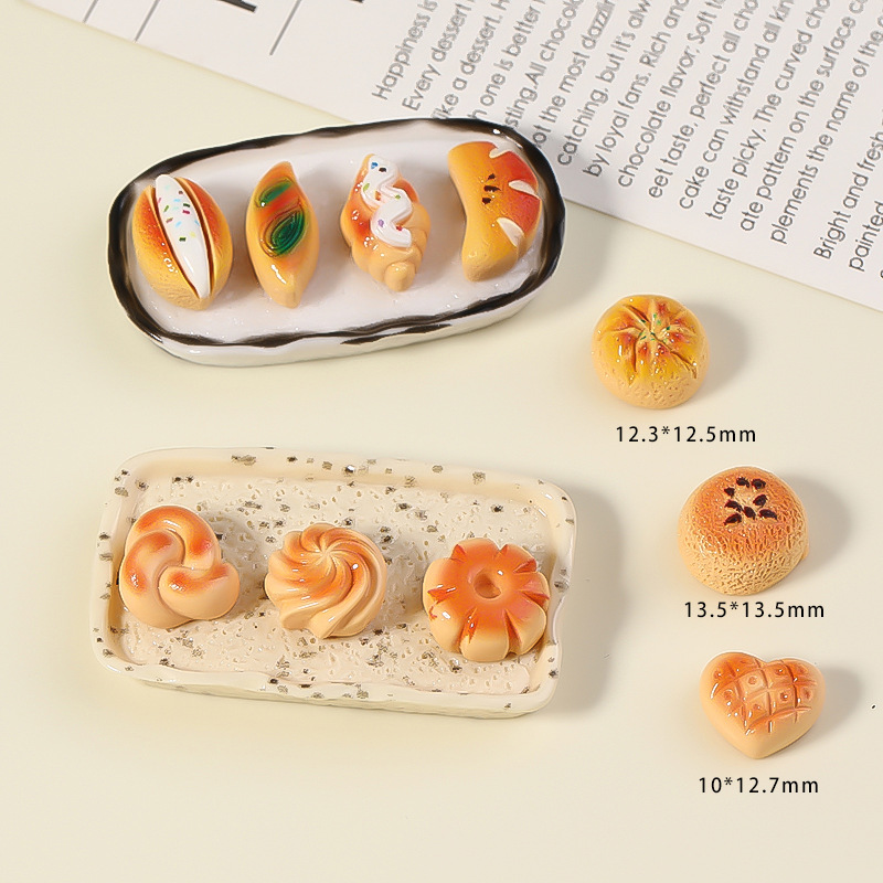 10 Peças Mini Pão Simulado em  - Mini Kitchen Baking avaliação e preço
