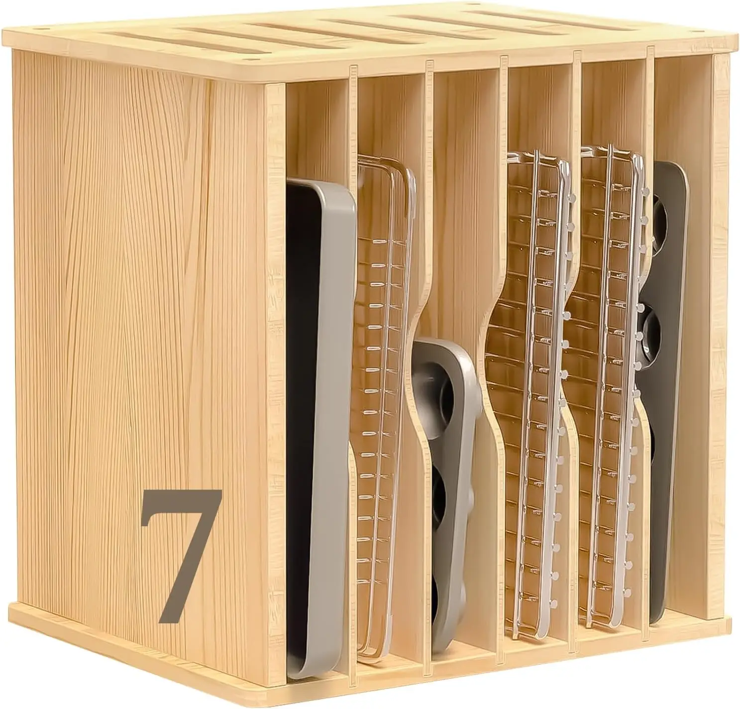 Divisórias de Madeira para Arm - Kitchen Cabinet Baking Organizer avaliação e preço