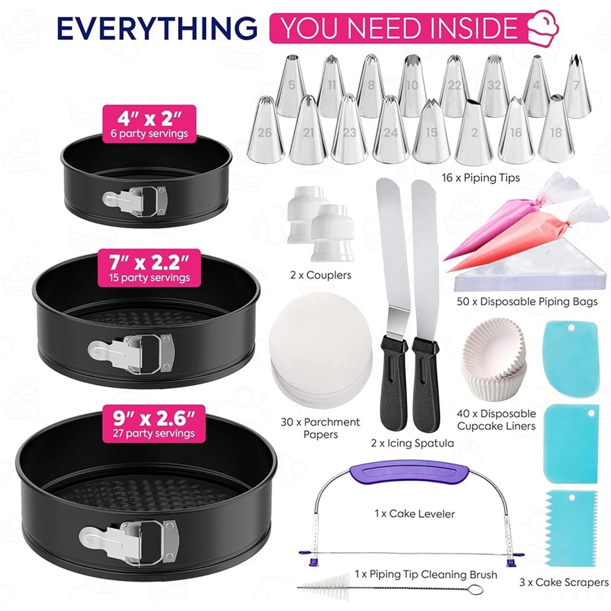 Conjunto de Formas para Bolo M - Springform Pan Set avaliação e preço