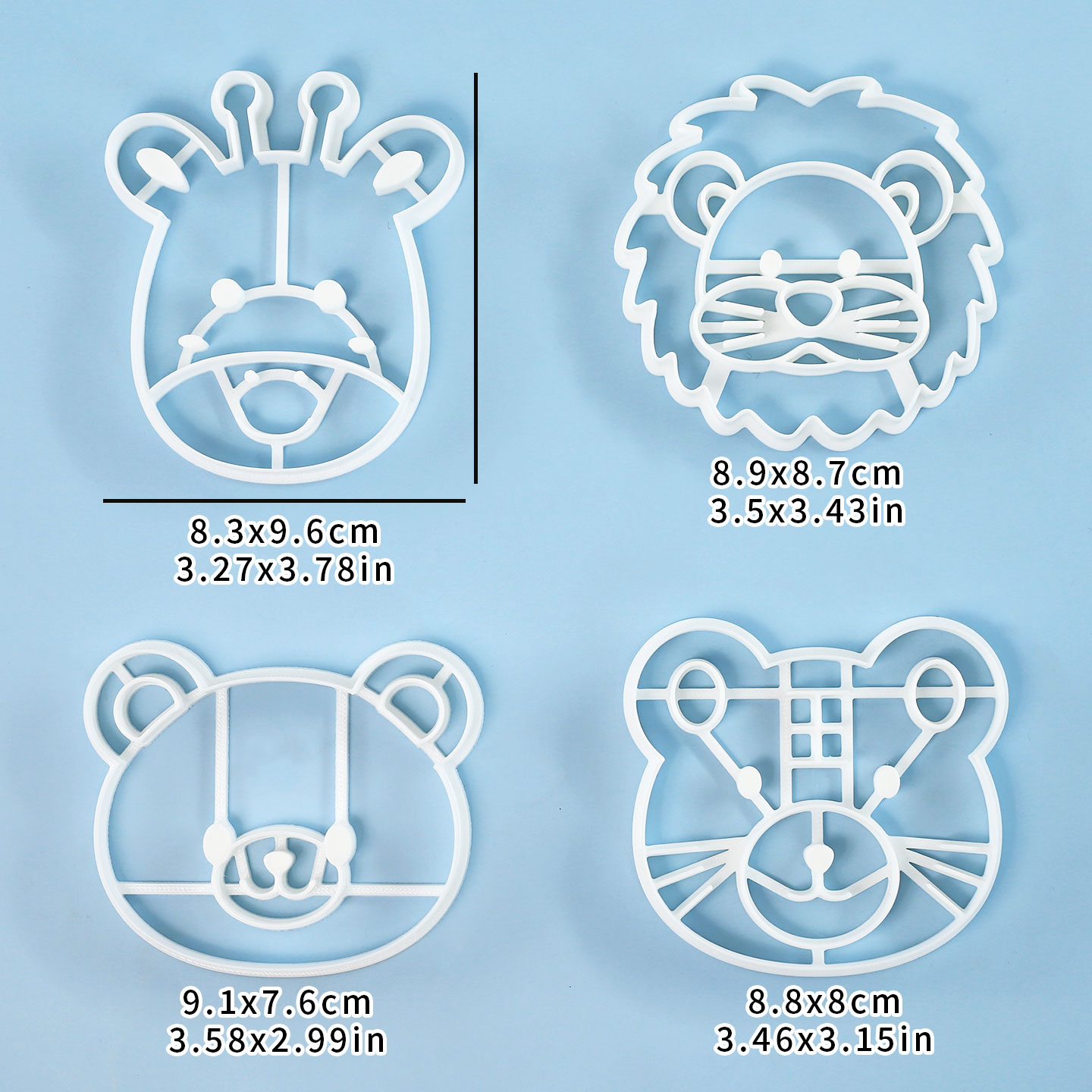 Conjunto de 4 Cortadores de Bi - Kitchen Baking Utensil avaliação e preço