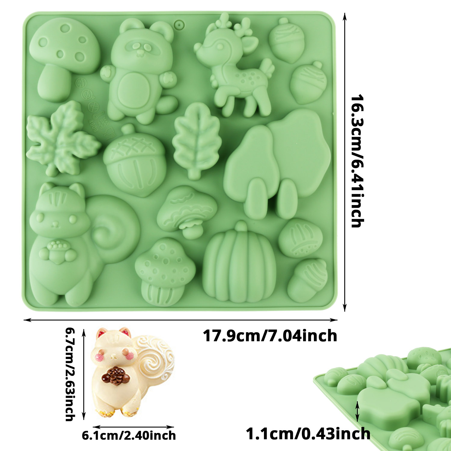 Forma de Silicone para Bolo em - Kitchen Baking Molds avaliação e preço