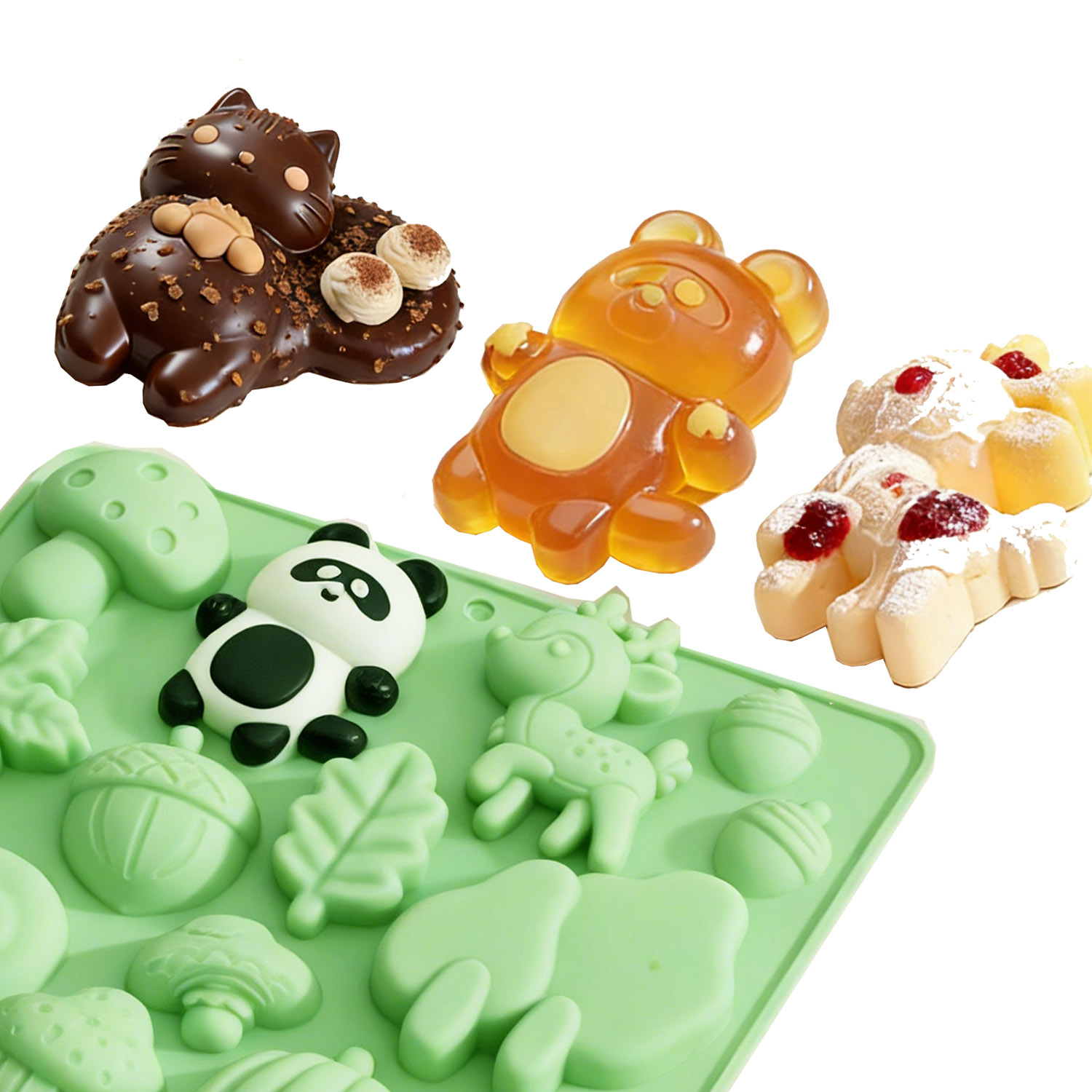 Forma de Silicone para Bolo em - Kitchen Baking Molds avaliação e preço