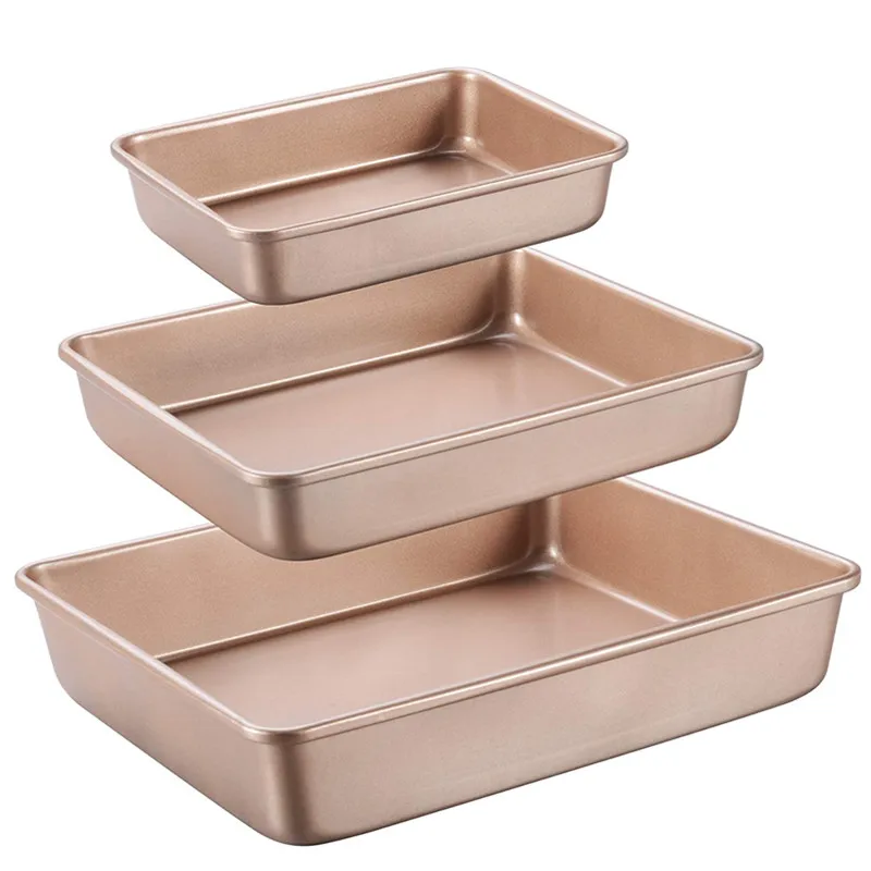 Engrossar aço carbono dourado  - Springform Pan Set avaliação e preço