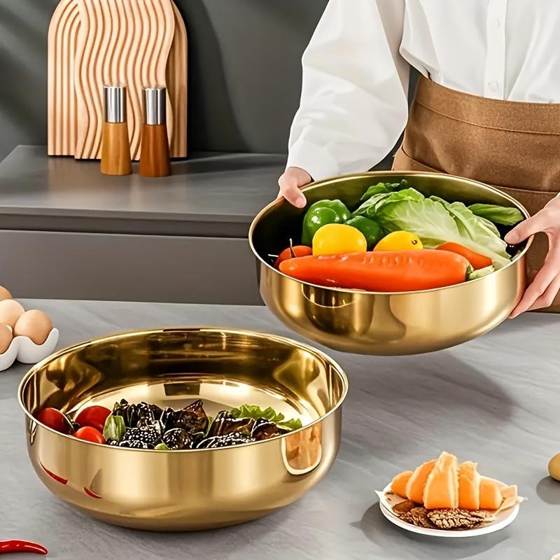Nova Tigela de Mistura em Aço  - Kitchen Baking Bowls avaliação e preço