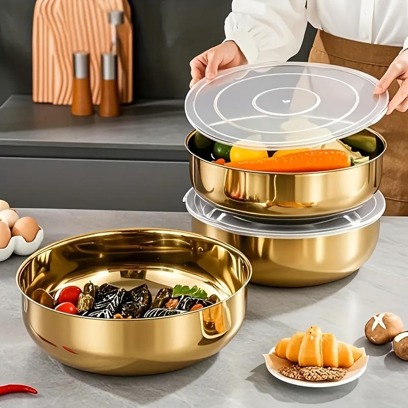Nova Tigela de Mistura em Aço  - Kitchen Baking Bowls avaliação e preço