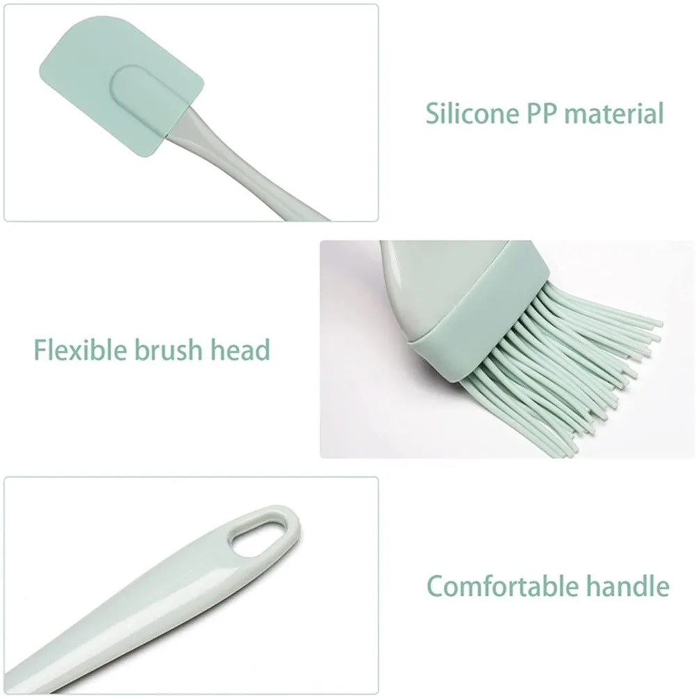 Kit 3 Peças: Espátula de Silic - Pastry Brush Silicone avaliação e preço