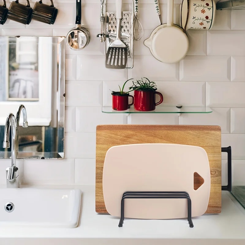 Suporte Organizador de Tábuas  - Kitchen Cabinet Baking Organizer avaliação e preço