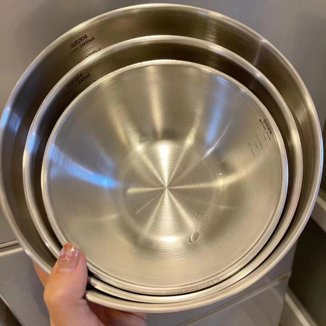 Conjunto de 1-3 Tigelas de Aço - Kitchen Baking Bowls avaliação e preço