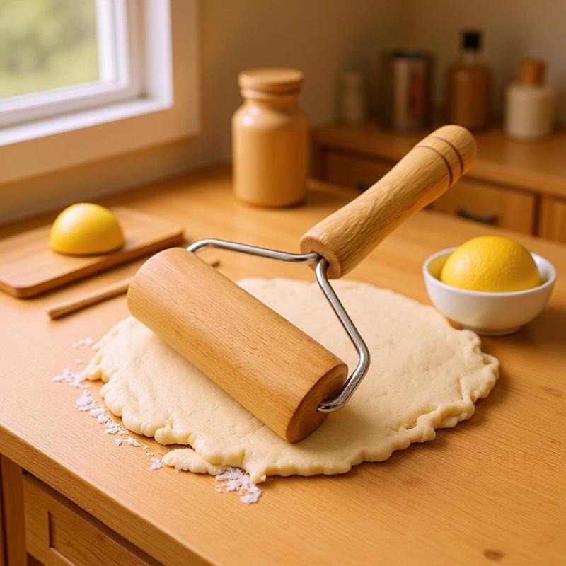 Novo Rolo de Massa de Madeira  - Kitchen Roller Baking avaliação e preço