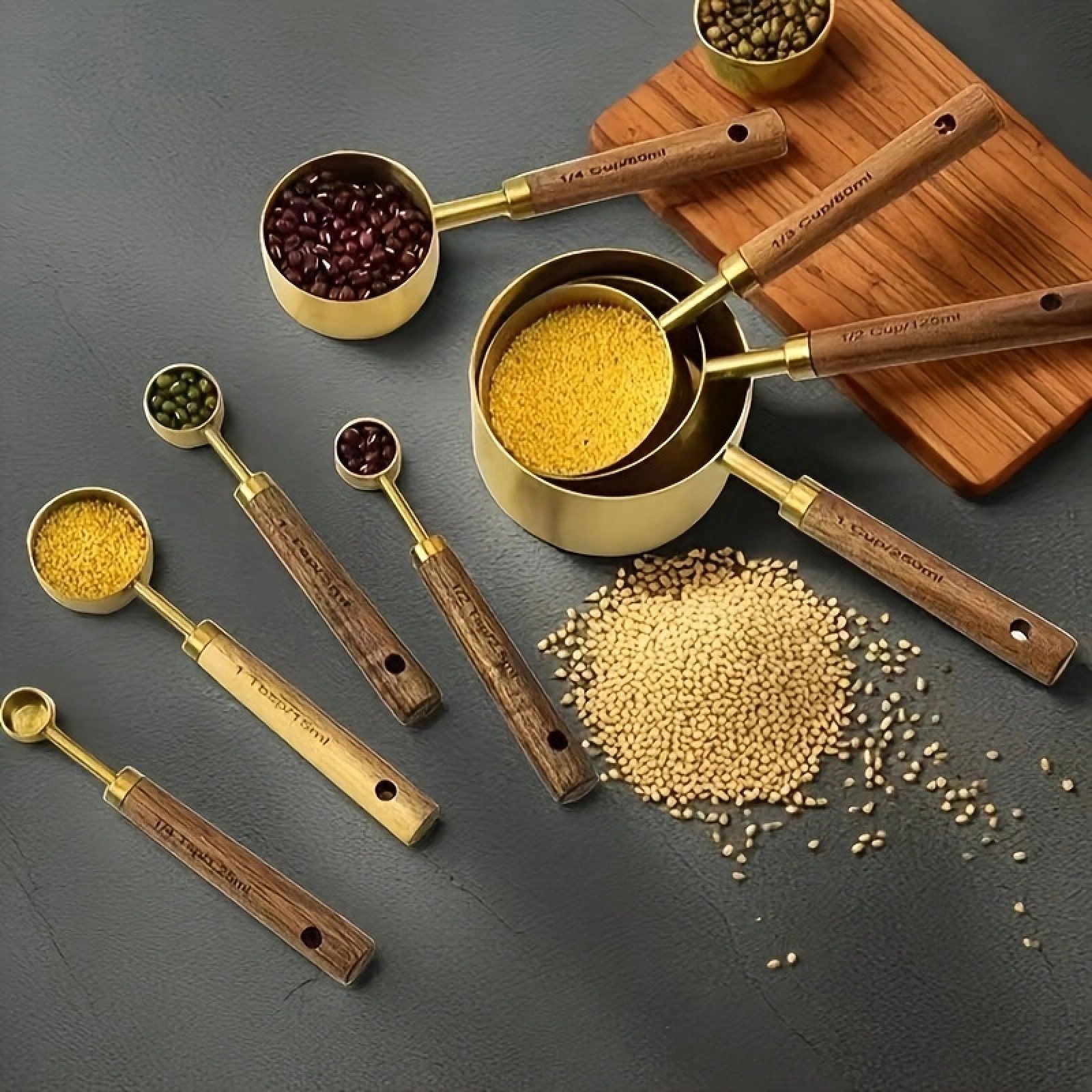 Conjunto de 8 Peças de Copos e - Baking (Kitchen Ingredient) avaliação e preço