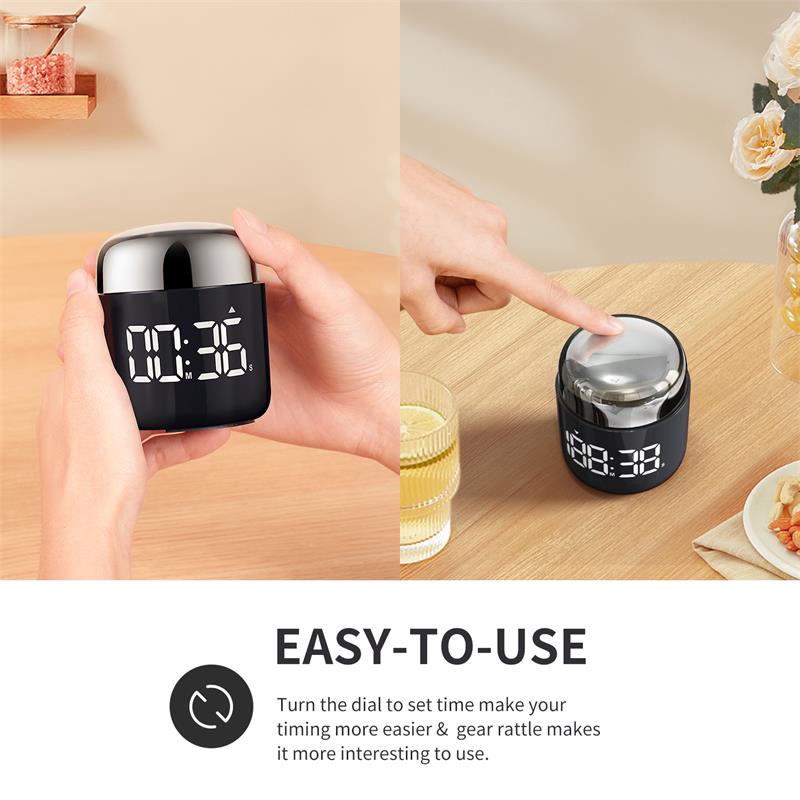Timer de Cozinha Rotativo com  - Kitchen Baking Timer avaliação e preço