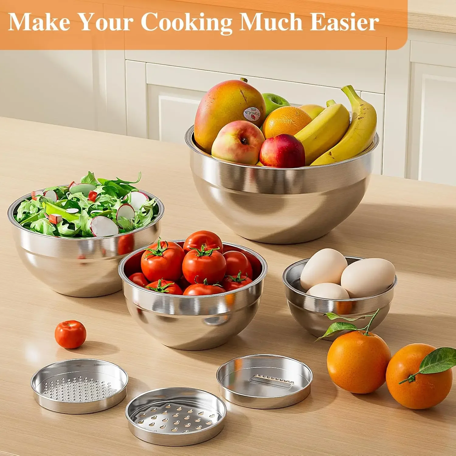 Conjunto de 6 Tigelas de Mistu - Kitchen Baking Bowls avaliação e preço