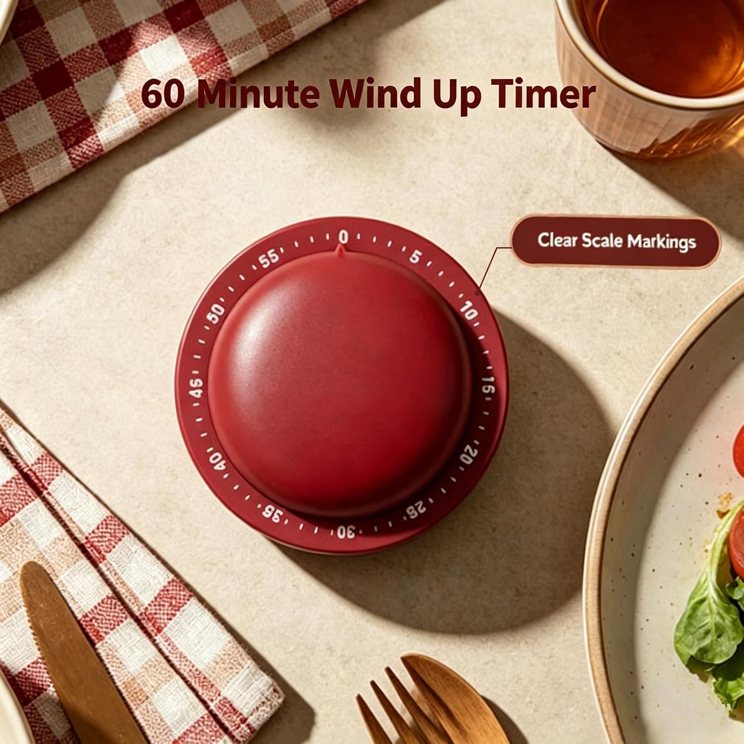 Timer Mecânico de Cozinha com  - Baking Kitchen Hourly avaliação e preço