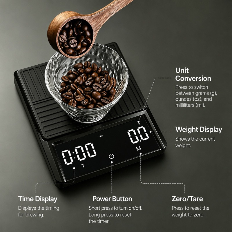 Balança Profissional para Café - Kitchen Scale Precise avaliação e preço