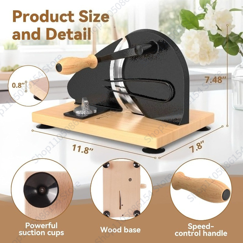 Fatiador de Pão Manual Ajustáv - Kitchen Baking Gift Basket avaliação e preço